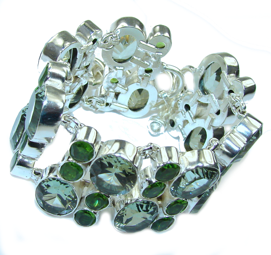 Mint Energy Magic Topaz Sterling Silver Bracelet