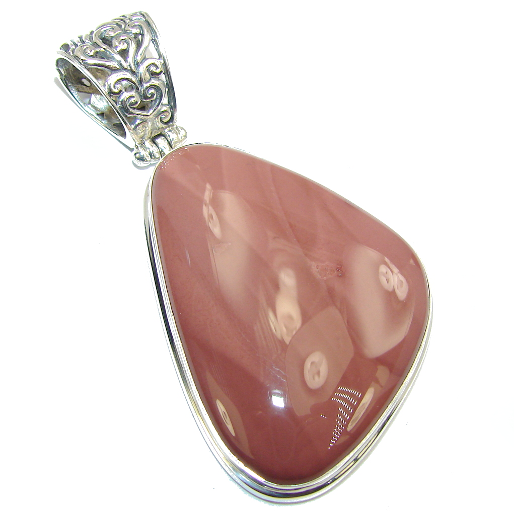 Amazing Style AAA Imperial Jasper Sterling Silver Pendant