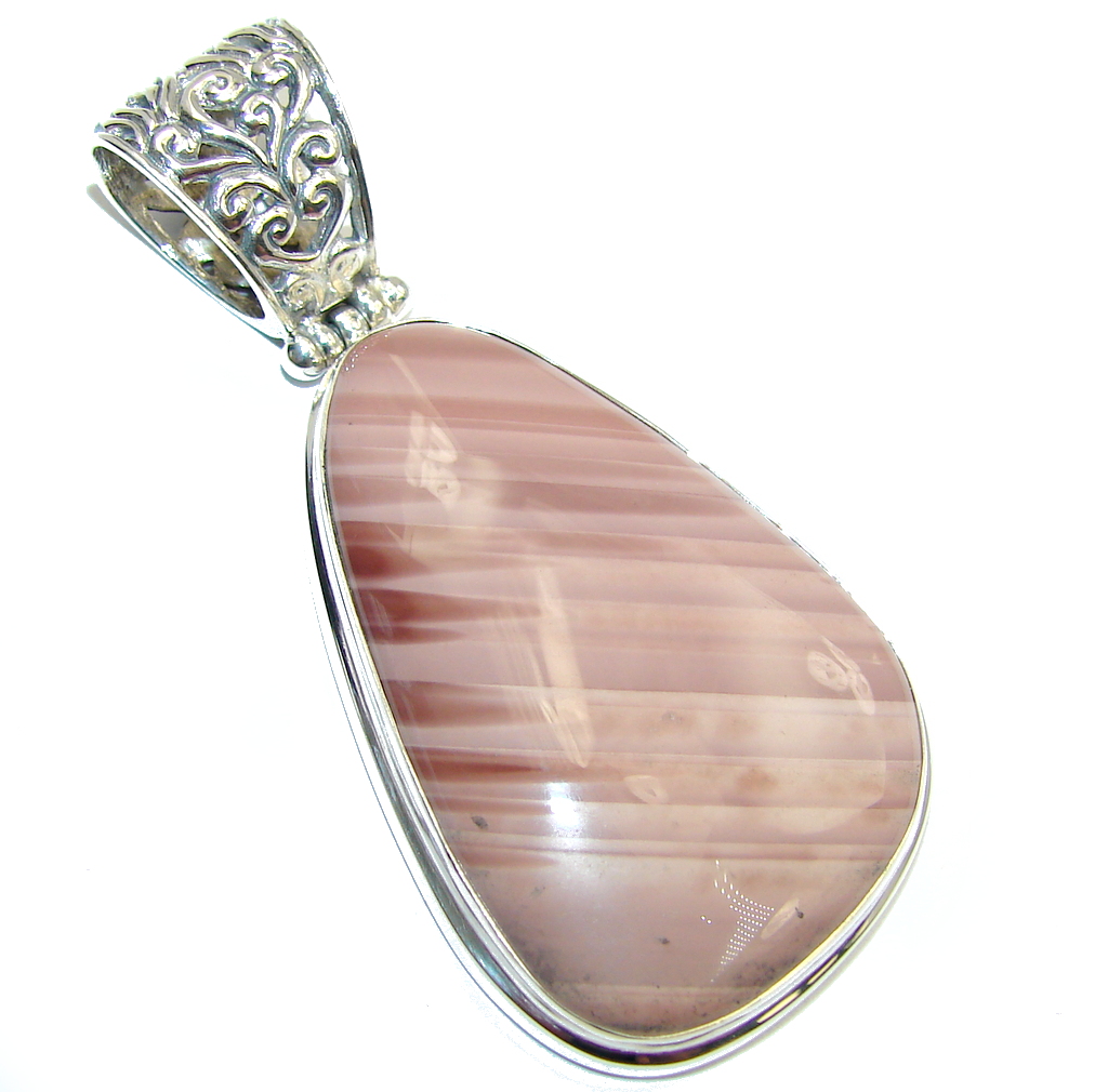 Amazing Style AAA Imperial Jasper Sterling Silver Pendant