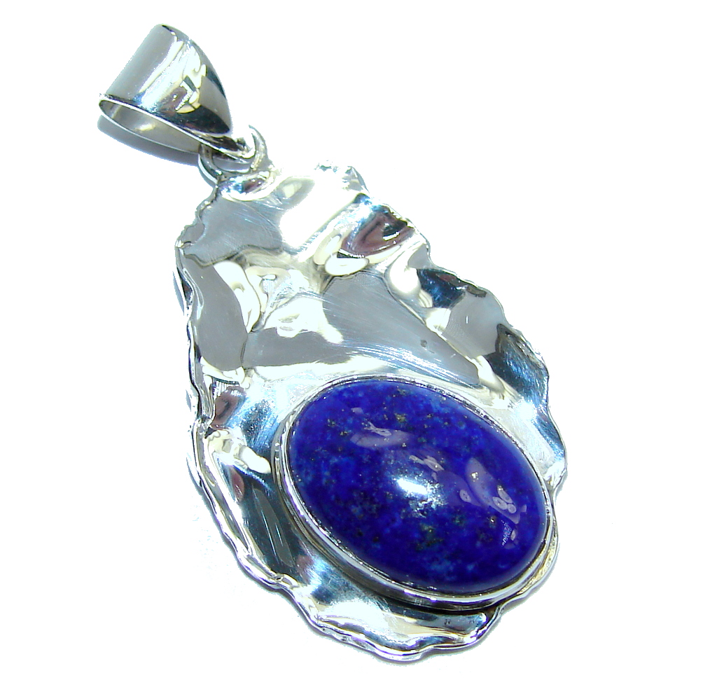 Blue Sky AAA Lapis Lazuli Sterling Silver Pendant