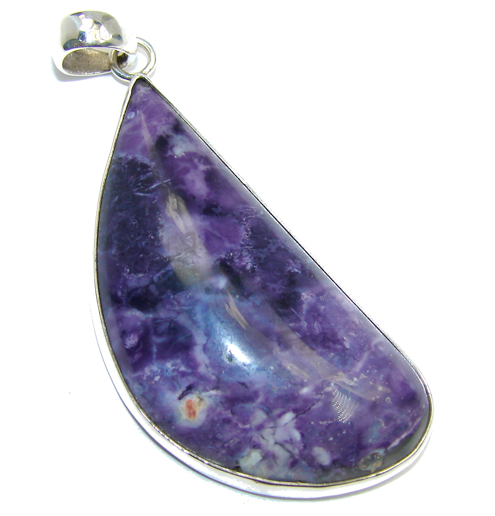 Amazing Beauty Tiffany Jasper Sterling Silver Pendant
