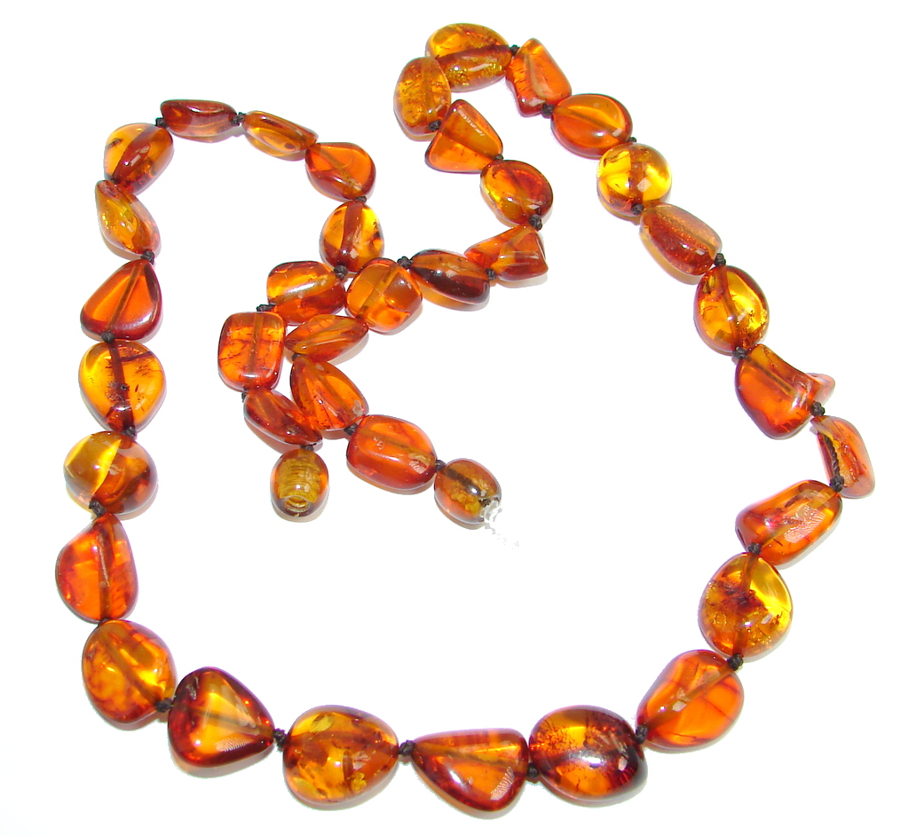 Fabulous Natural Baltic Amber handcrafted Necklace