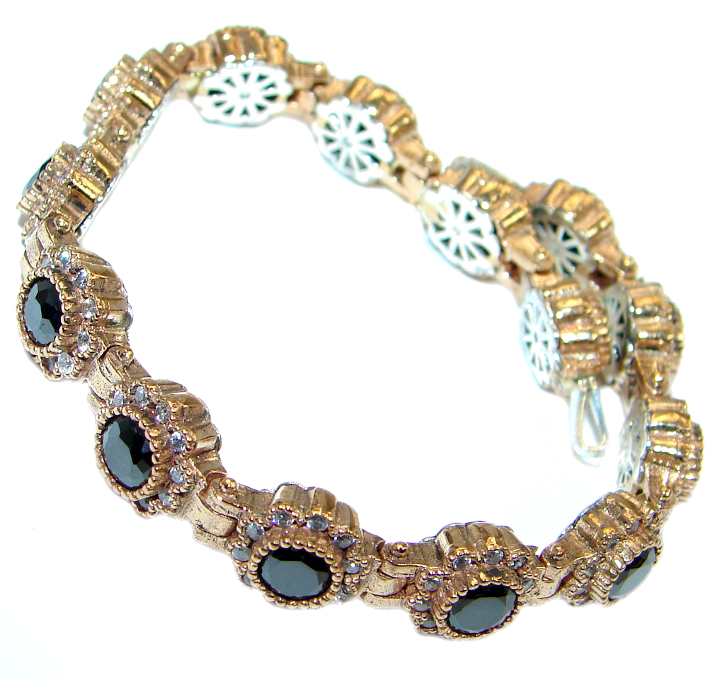 Special Item created Sapphire 925 Sterling Silver Bracelet