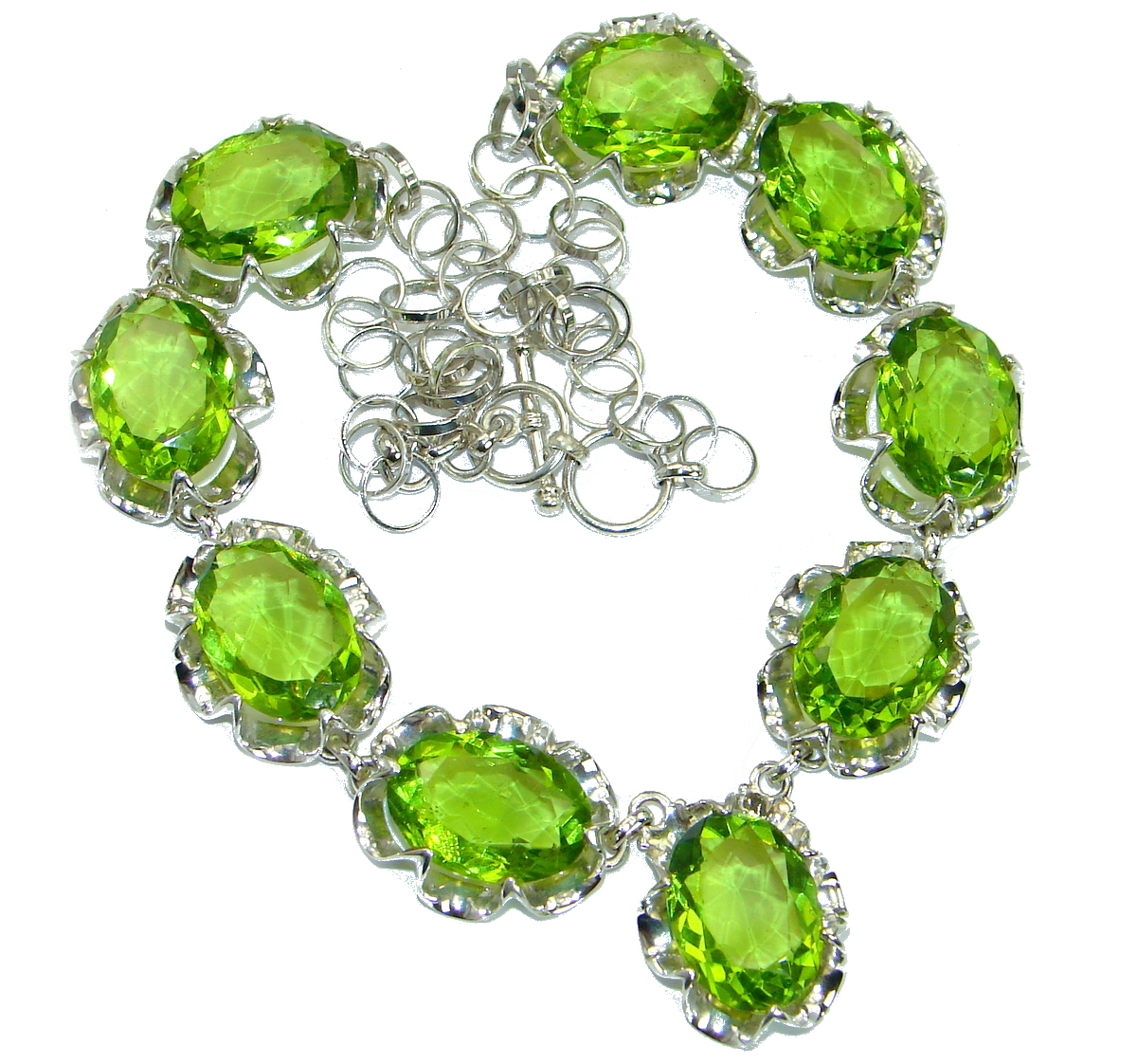 Spring Meadow Quartz .925 Sterling Silver handmade necklace