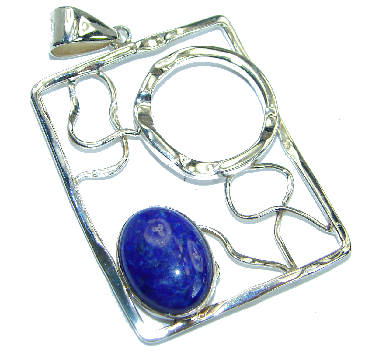 Blue Sky Lapis Lazuli .925 Sterling Silver Pendant
