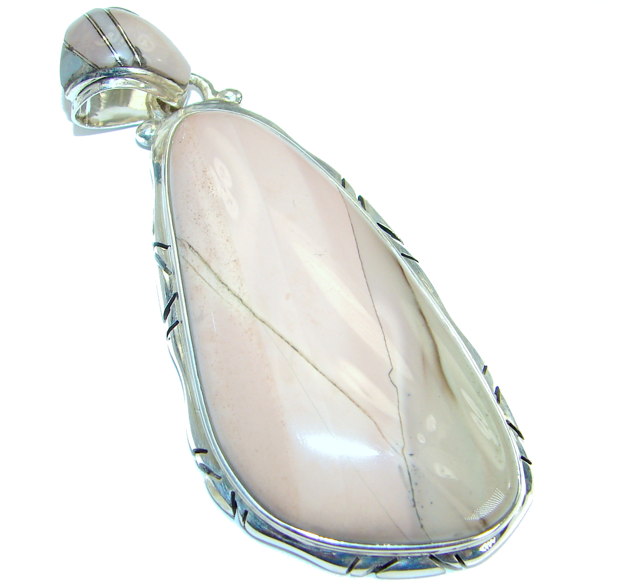 Sweet Melody Imperial Jasper .925 Sterling Silver handmade Pendant