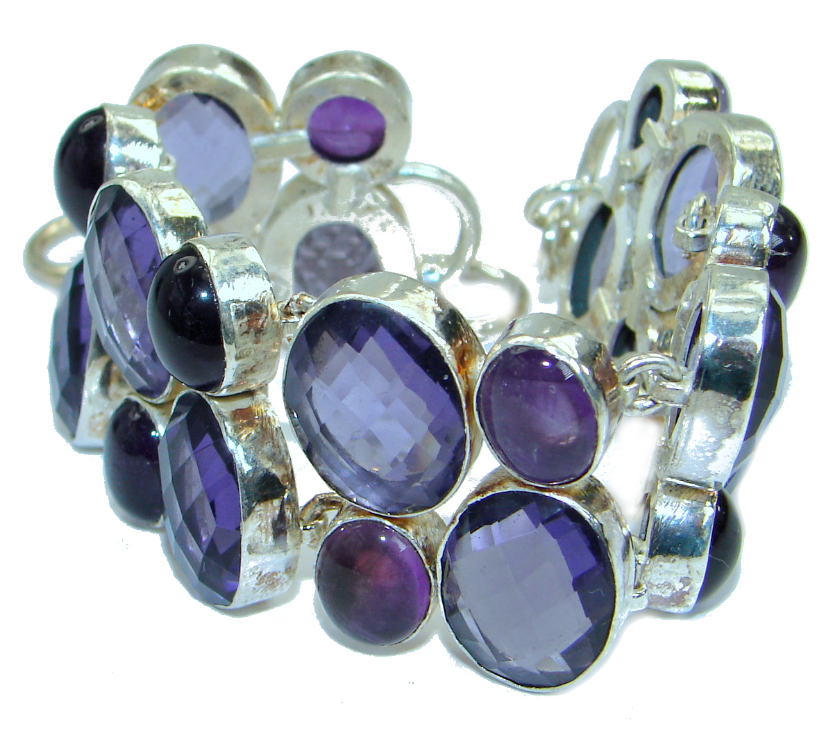 Amazing Purple Quartz .925 Sterling Silver handcrafted Pendant