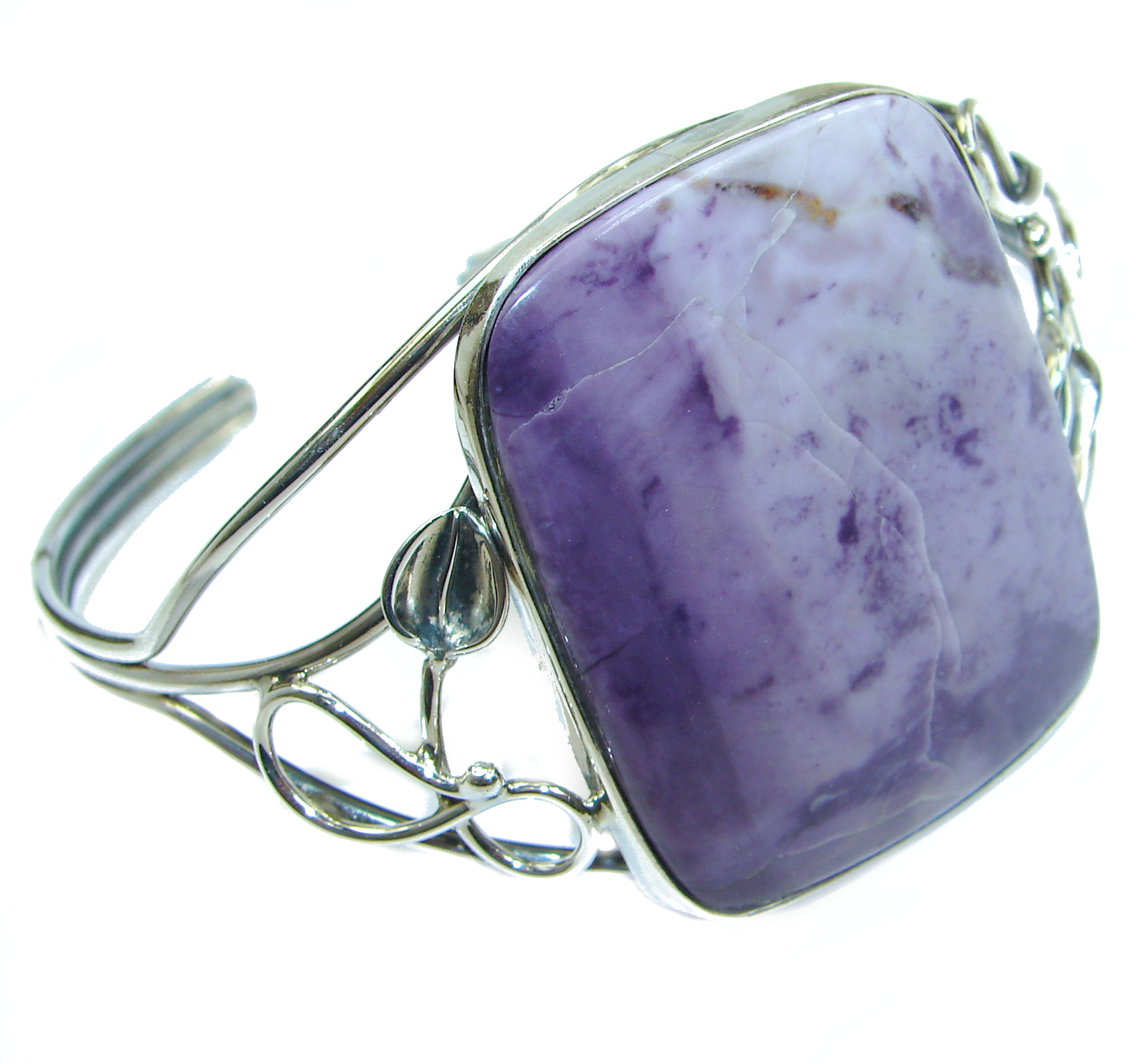 Sublime Tiffany Jasper .925 Sterling Silver handmade Bracelet