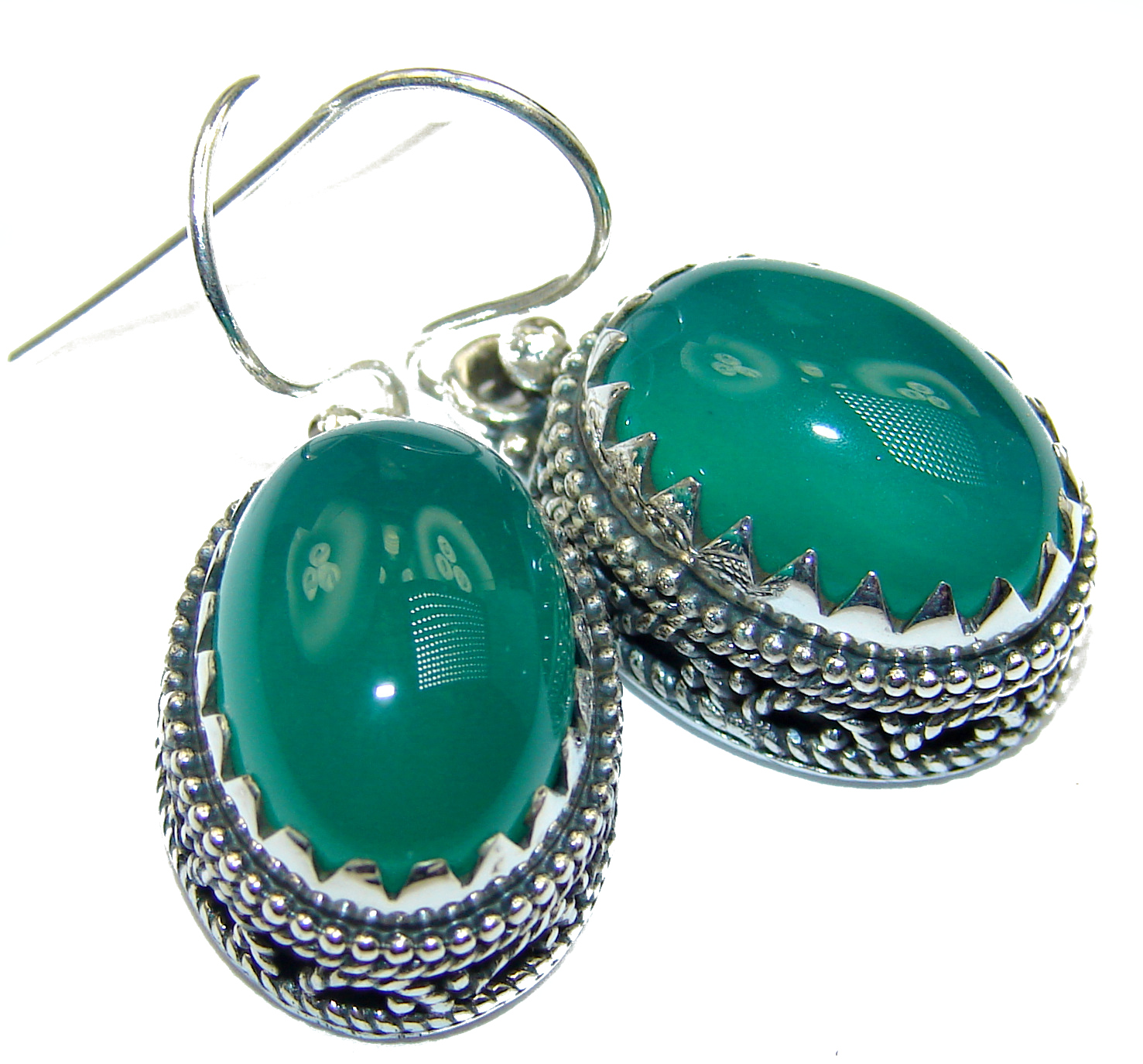 Sublime Agate .925 Sterling Silver handmade earrings