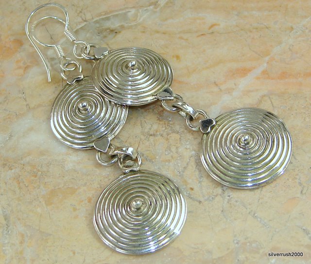 Long!! Eternal Pure Sterling Silver Earrings Bubblelounge