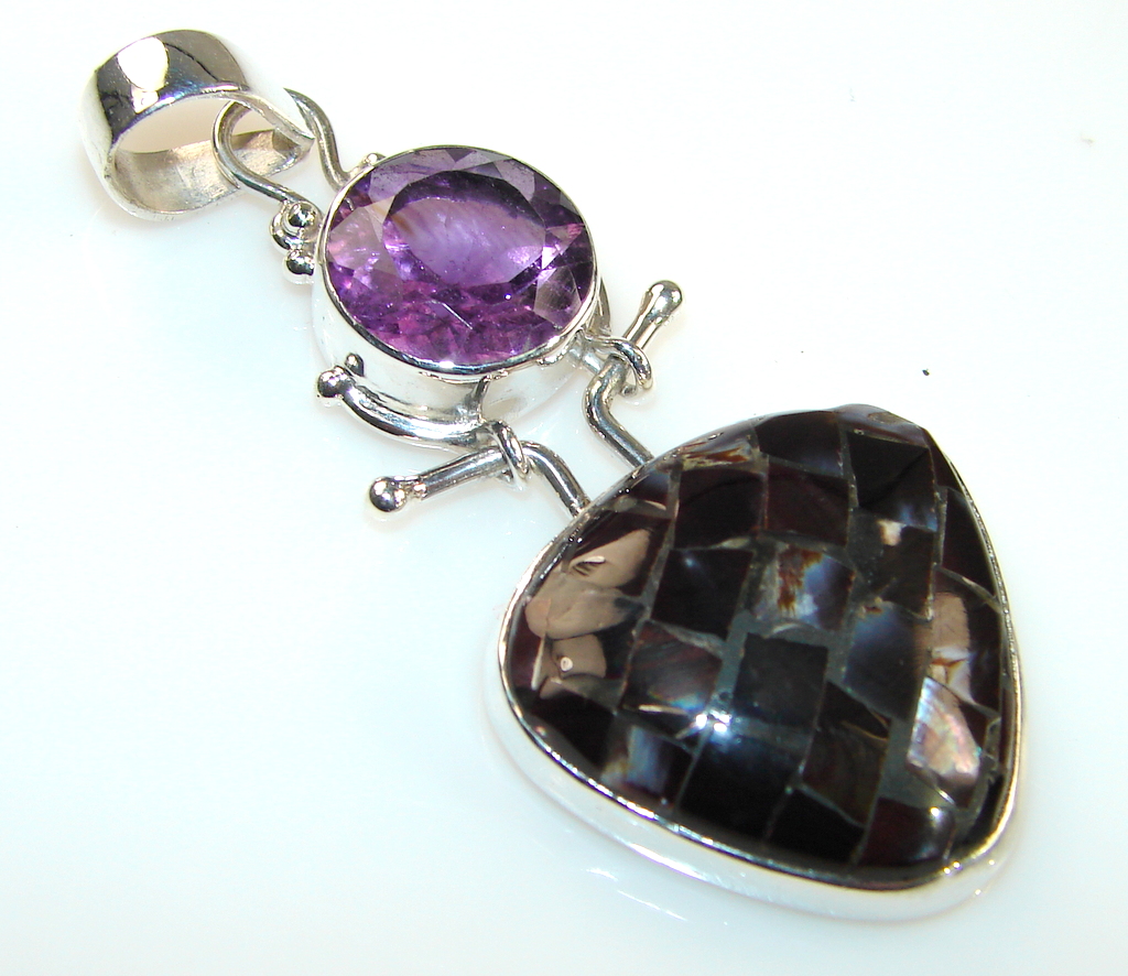 Breathtaking Look Of Blister Pearl Sterling Silver Pendant