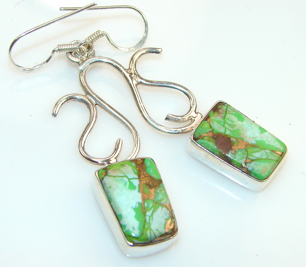 Beautiful Sweet Turquoise Silver earrings