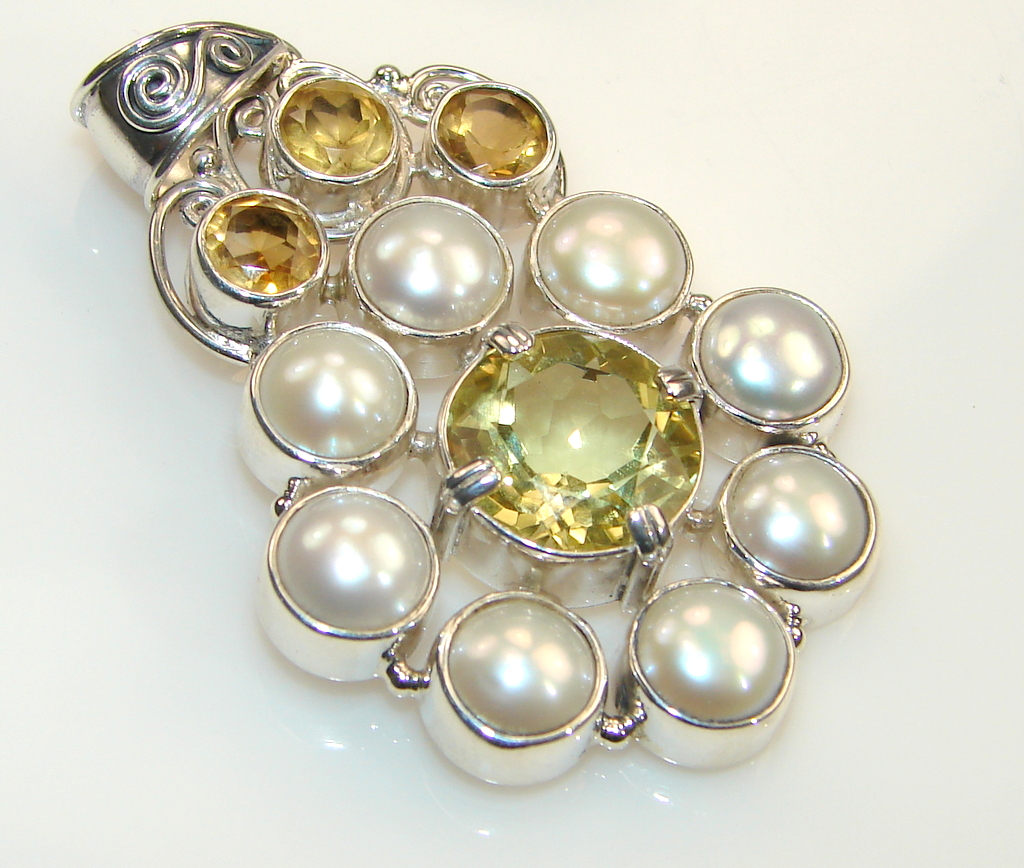 Artisan Fresh Water Pearl Sterling Silver pendant