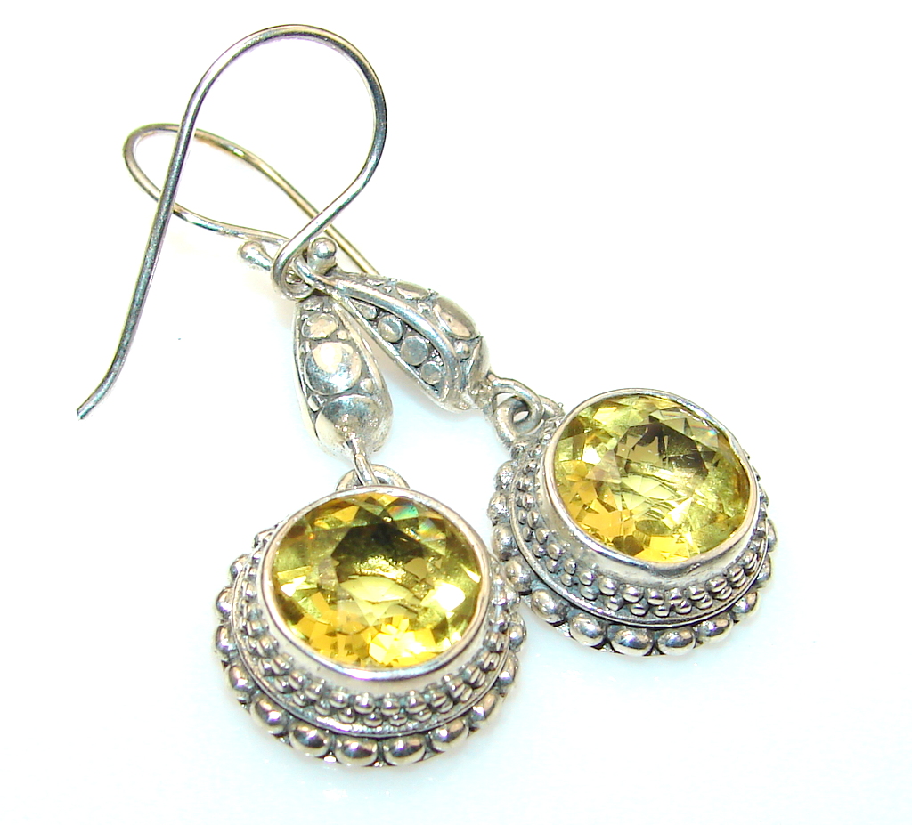 Bright Side Citrine Sterling Silver Earrings