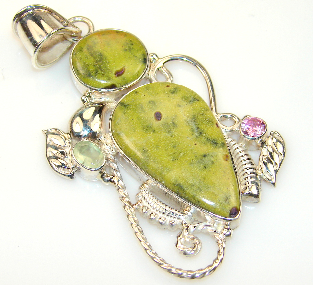 Beautiful Golden Obsidian Sterling Silver Pendant