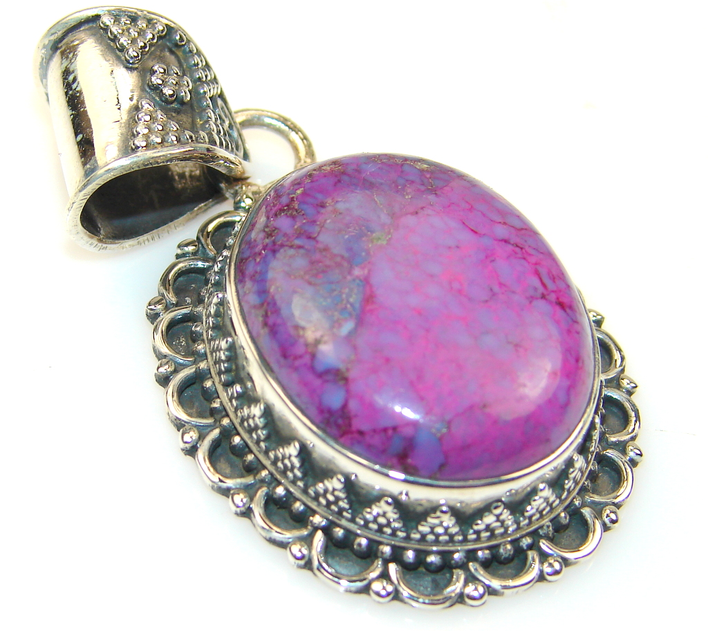 Beauty Turquoise Sterling Silver Pendant