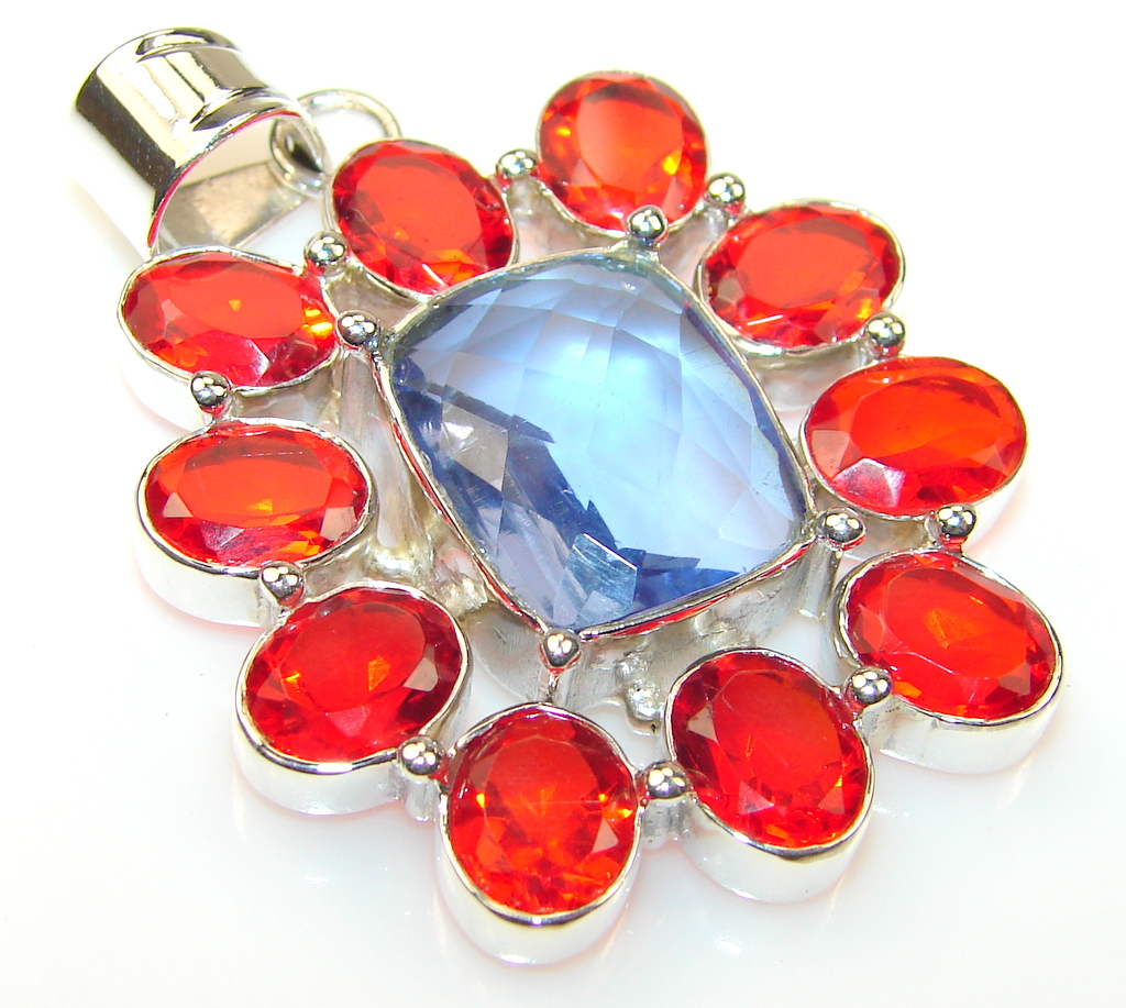 Beautiful Purple Quartz Sterling Silver Pendant