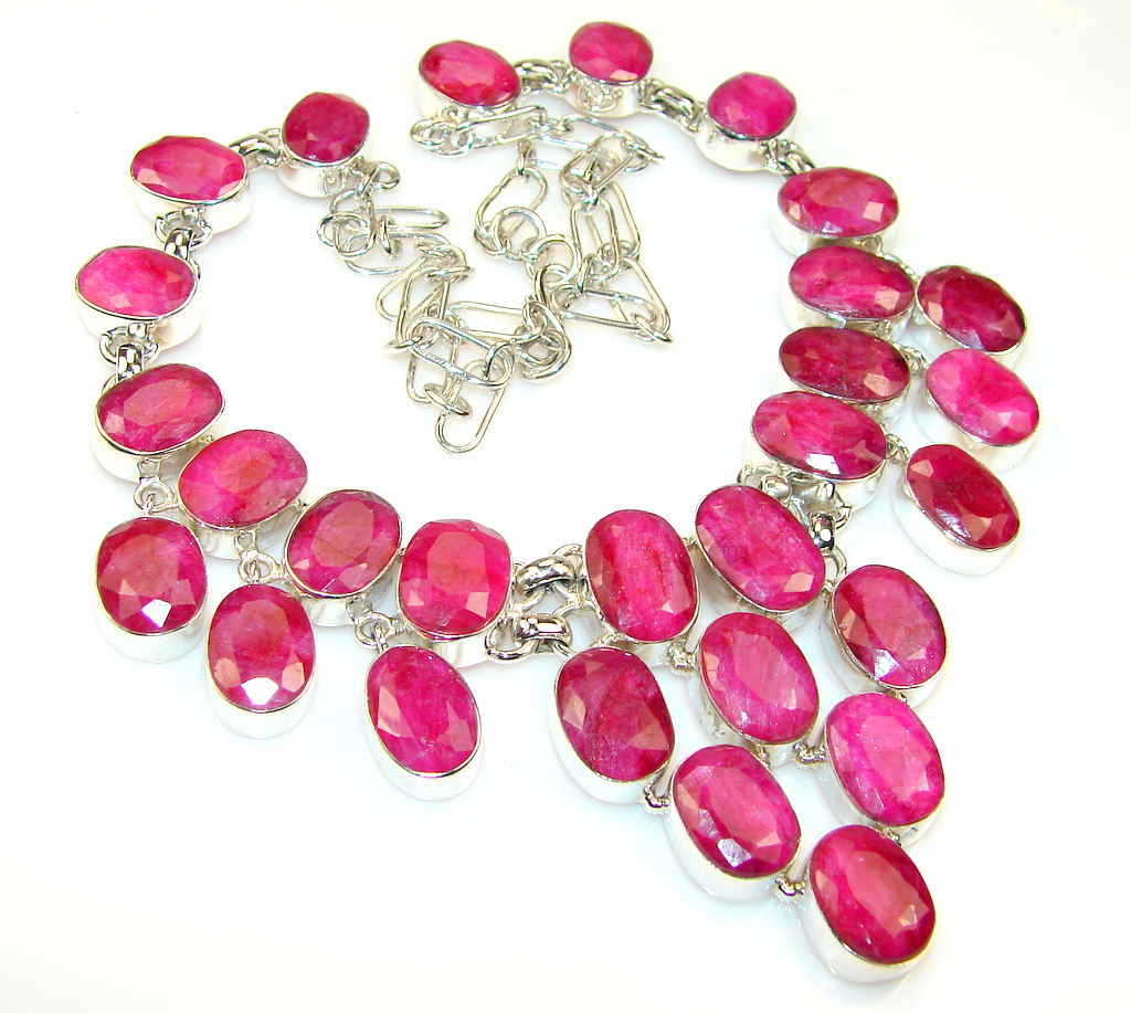 Make Memories Ruby Sterling Silver necklace