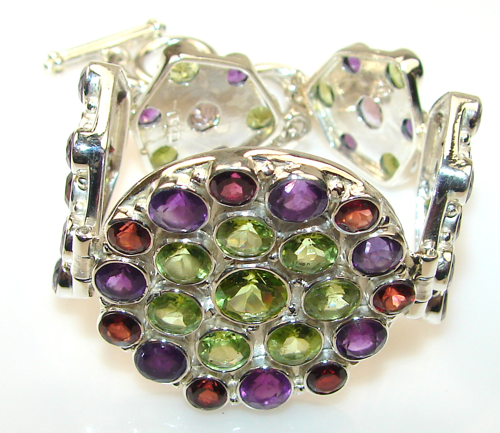 Bright Side Peridot Sterling Silver bracelet