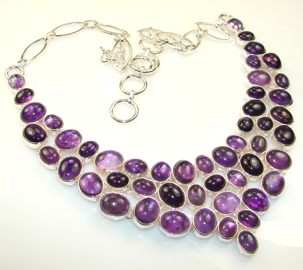 Lavender Field Amethyst Sterling Silver necklace