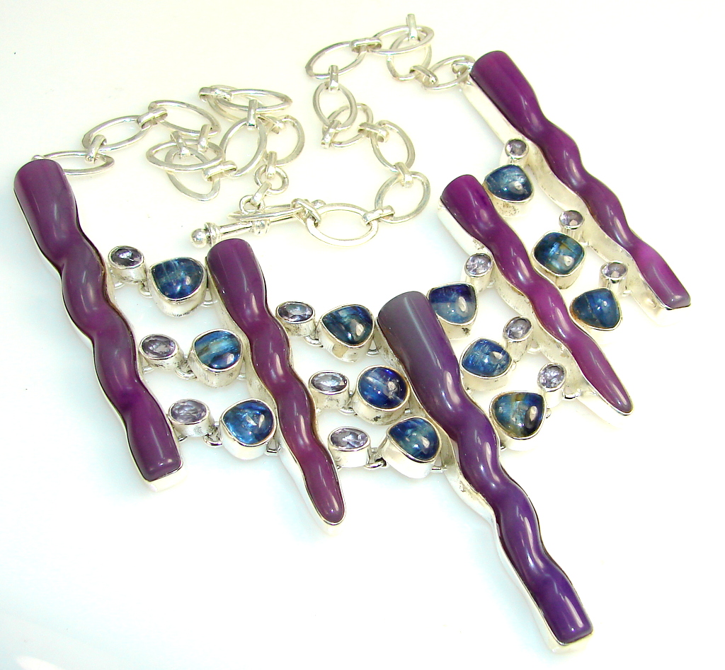 Island Fantasy Of Agate Sterling Silver necklace