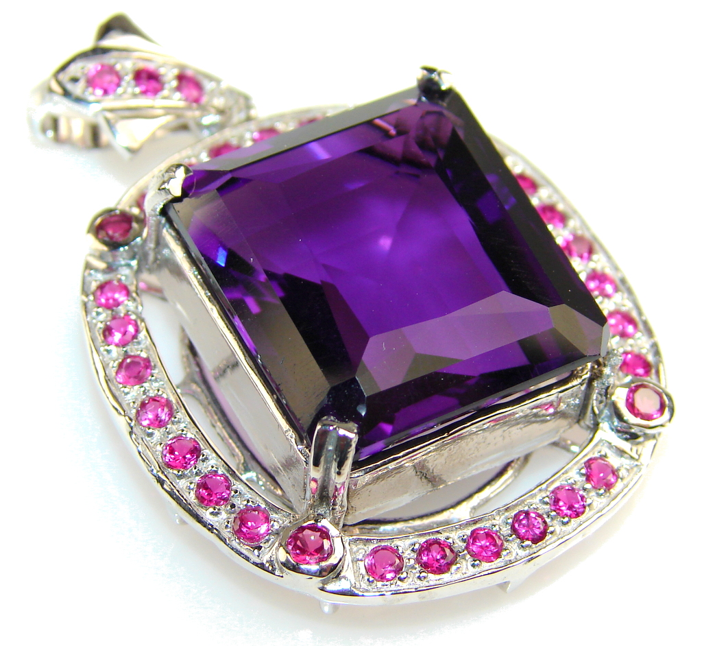 Inspire Alexandrite Quartz Sterling Silver Pendant