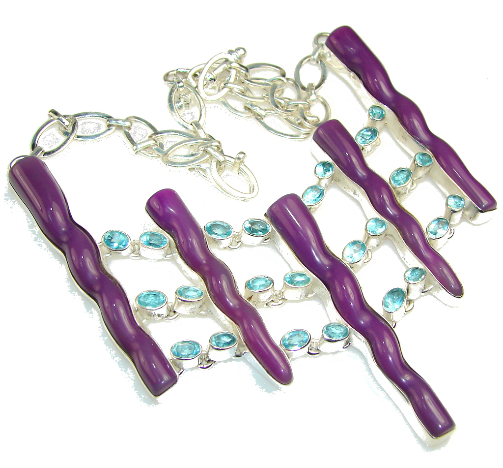 Island Fantasy Of Agate Sterling Silver necklace