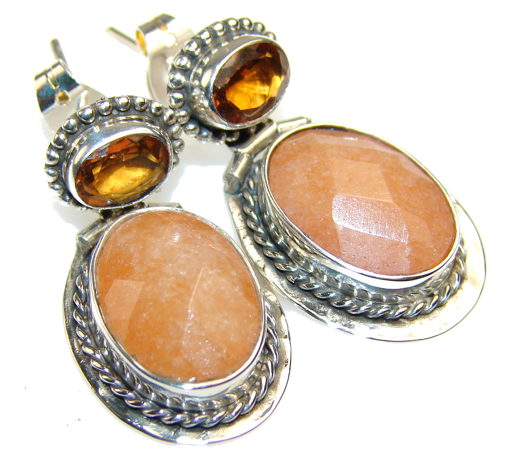 Fantastic Calcite Sterling Silver earrings