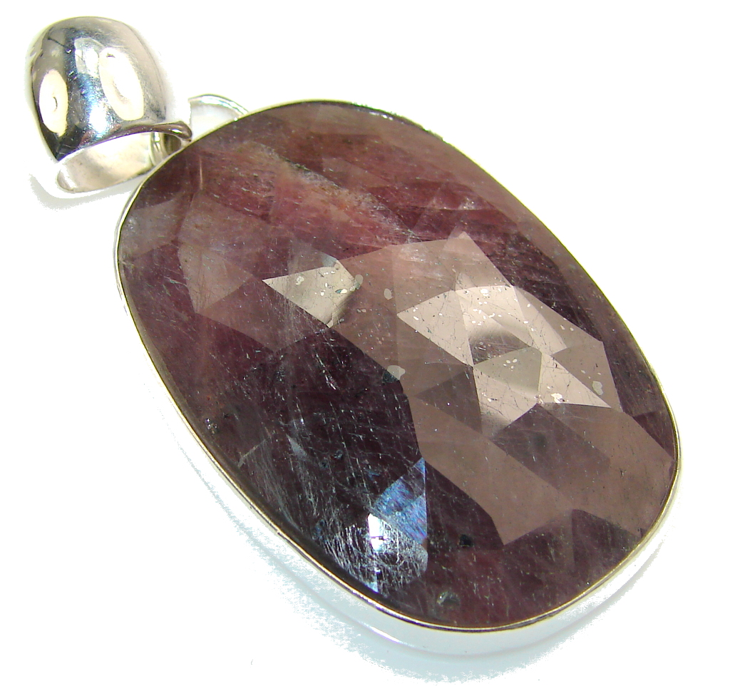 Fantastic Brown Calcite Sterling Silver Pendant