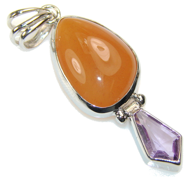 My Sweet Agate Sterling Silver Pendant
