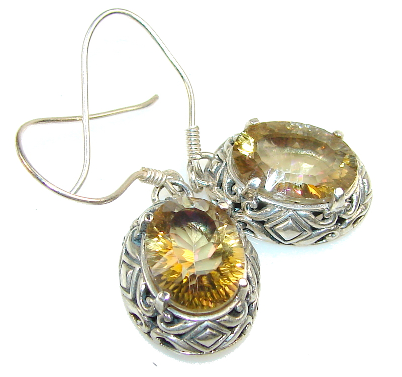 Awesome Color Changing Quartz Sterling Silver Earrings Gigatags