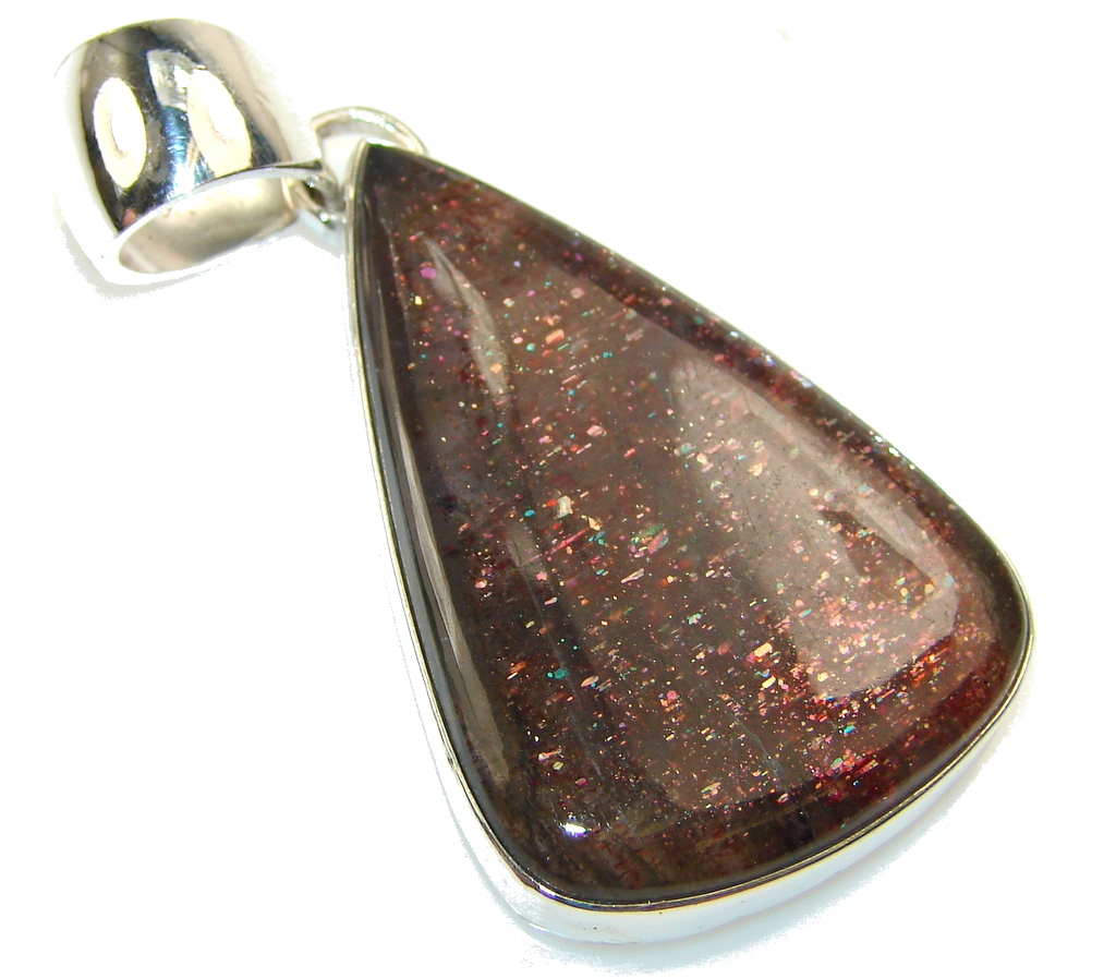 Fabulous Design!! Golden Calcite Sterling Silver Pendant