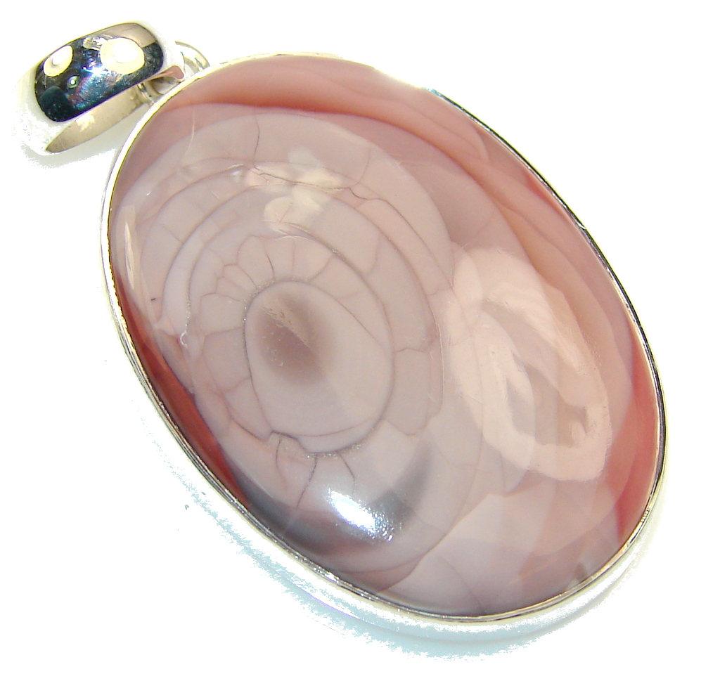 Awesome Wild Horse Jasper Sterling Silver Pendant