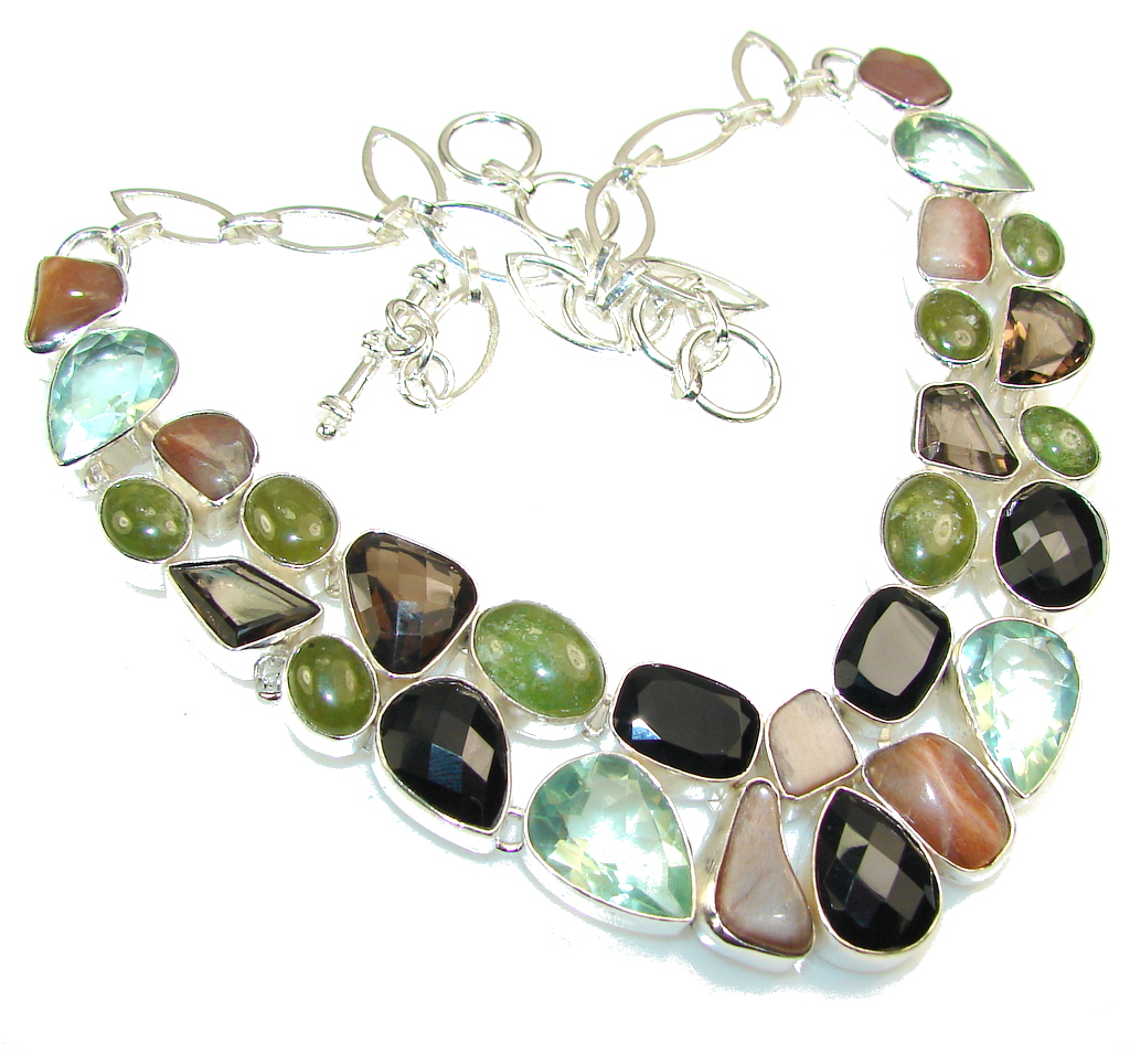 Great Impression!! Black Onyx Sterling Silver necklace
