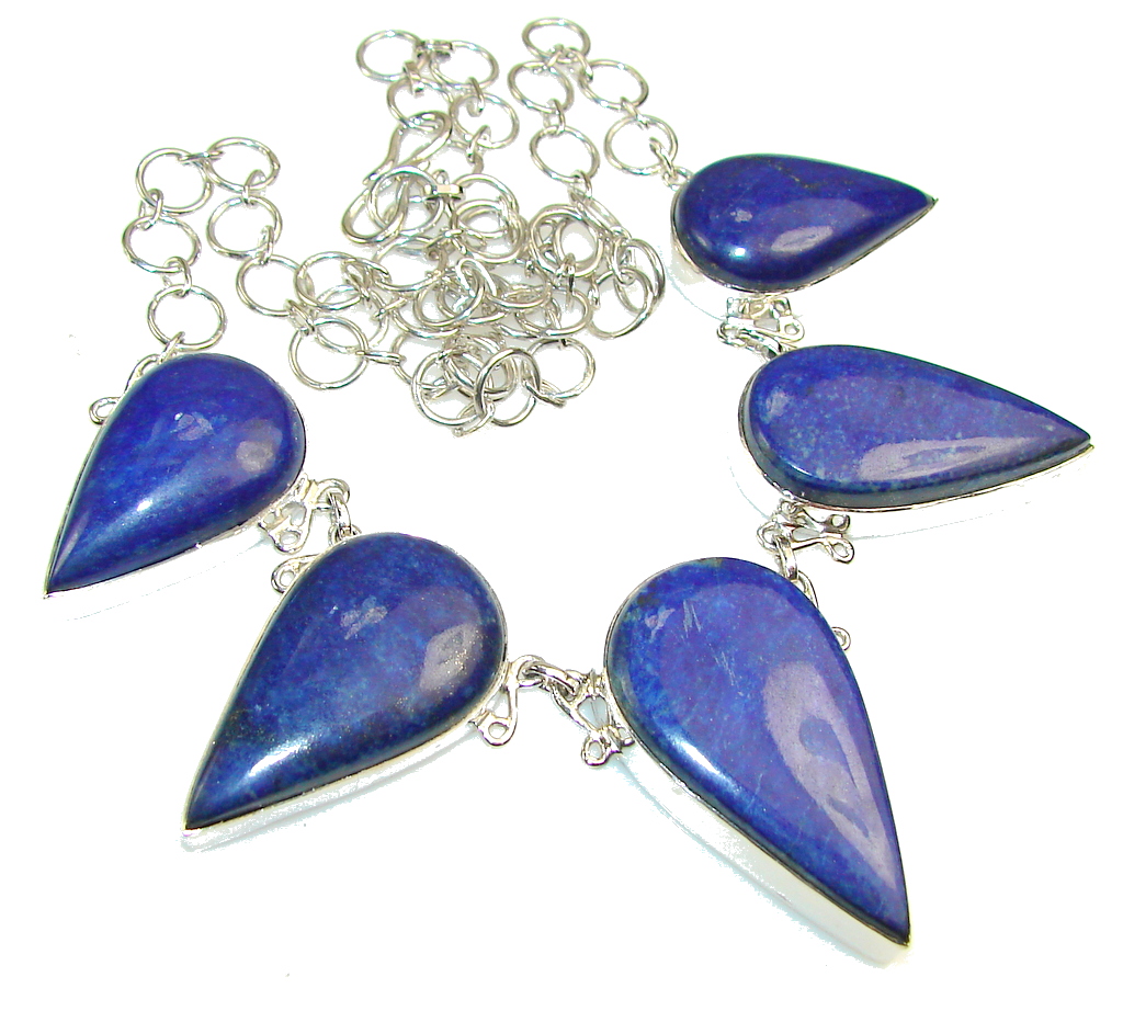 Stone of Venus!! Sodalite Sterling Silver necklace