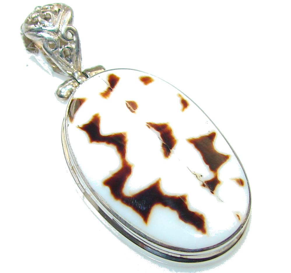 Amazing Nuggetc Jasper Sterling Silver Pendant