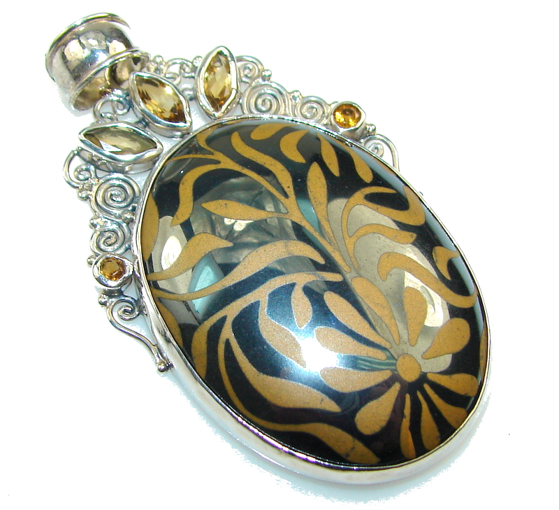 New Style!! Hematite Sterling Silver Pendant