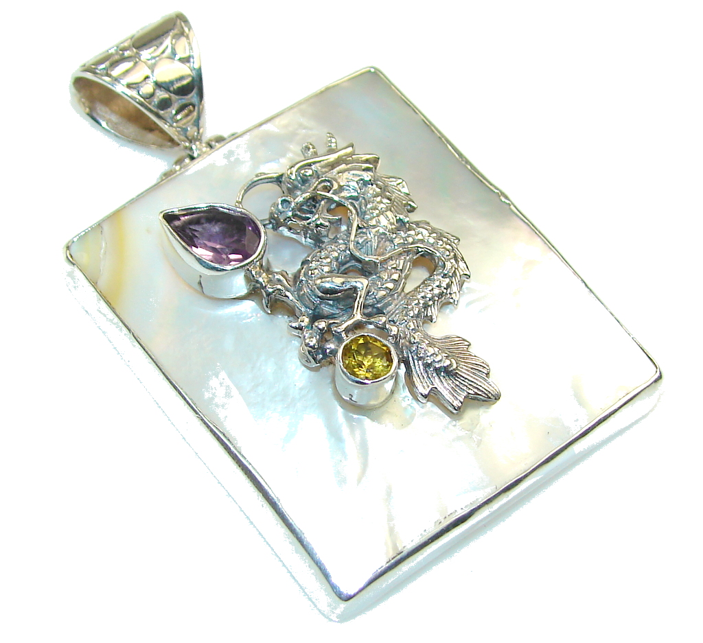Love's Success!! Blister Pearl Sterling Silver pendant