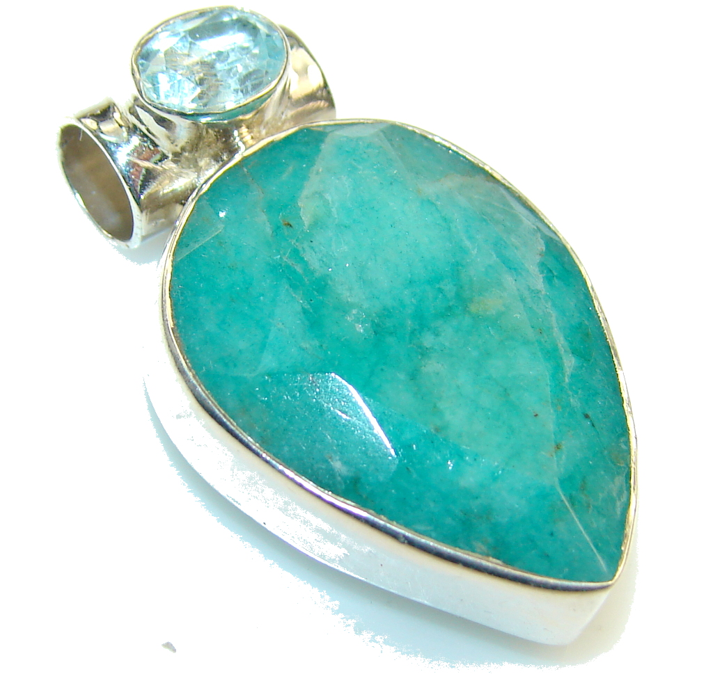 Amazing Purple Alexandrite Quartz Sterling Silver Pendant
