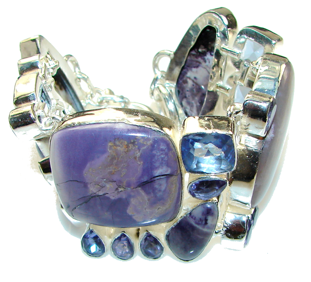 Bali Secret!! Tiffany Jasper Sterling Silver Bracelet