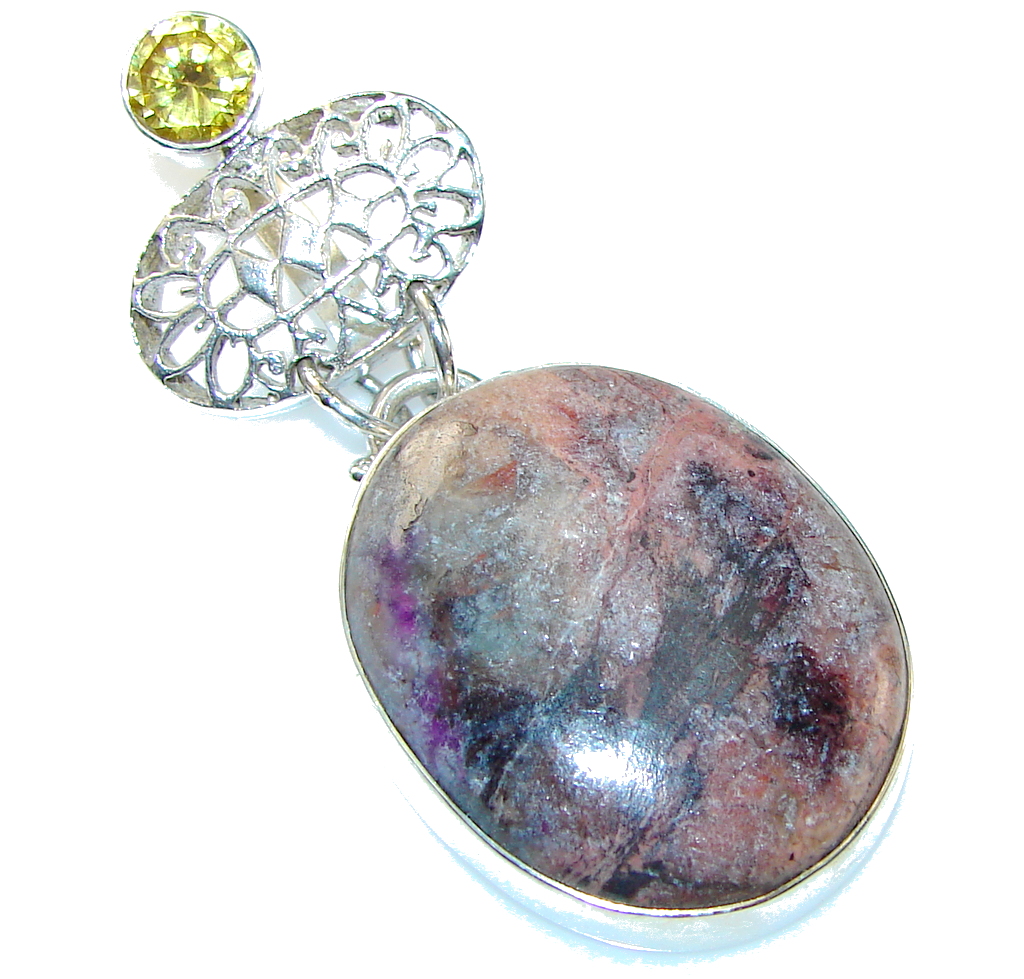 Aura Of Beauty!! Jasper Sterling Silver Pendant