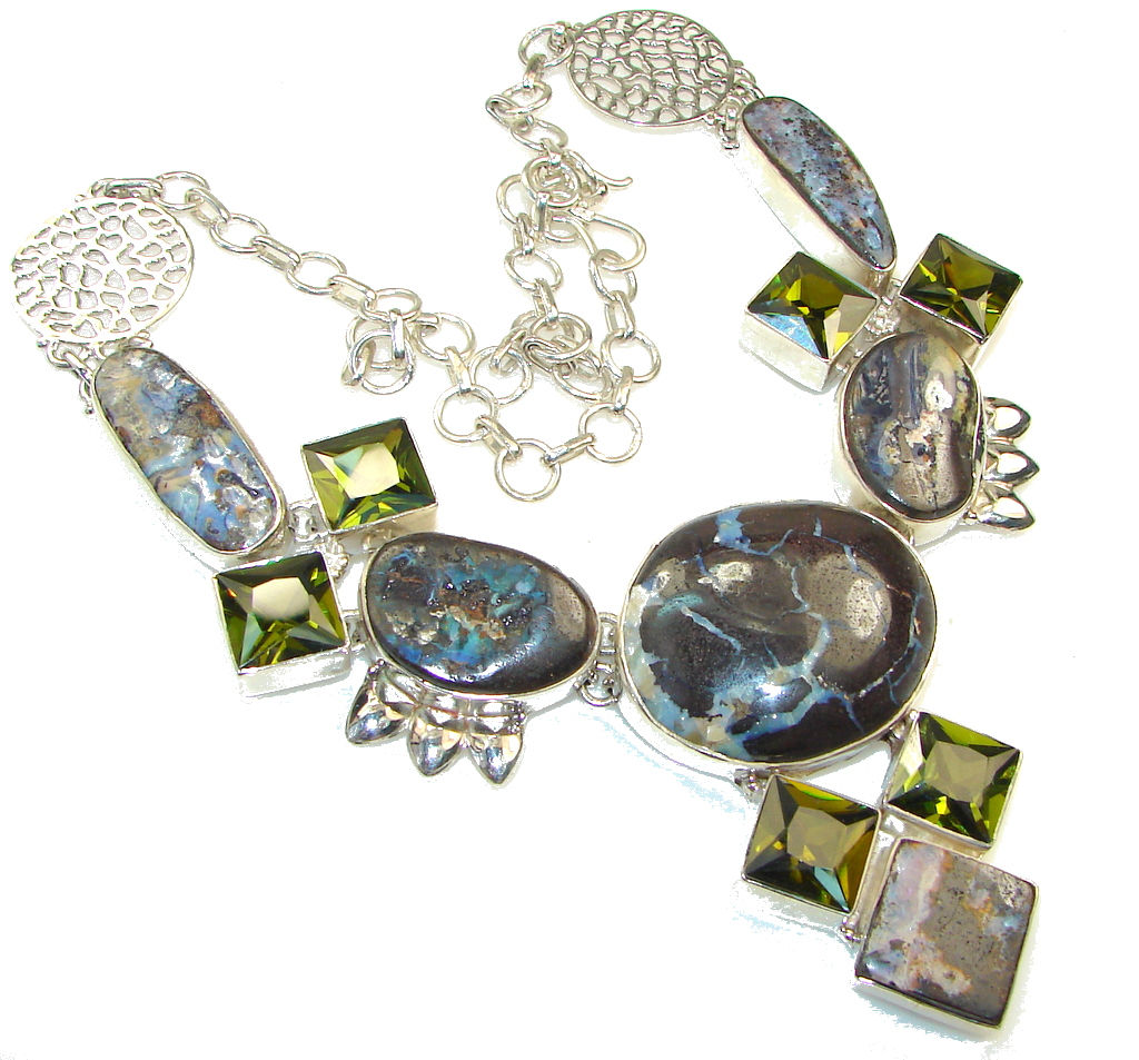 Special Secret! Boulder Opal Sterling Silver necklace