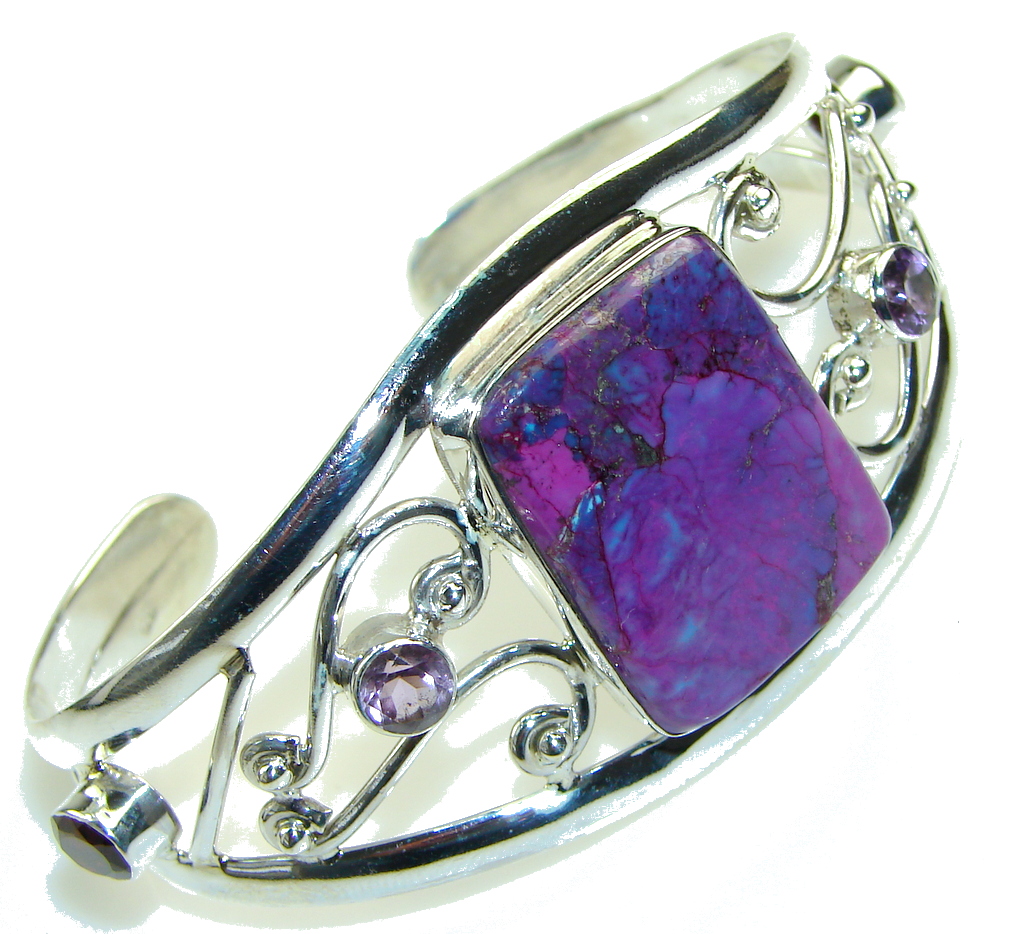 Aura Of Beauty!! Turquoise Sterling Silver Bracelet / Cuff