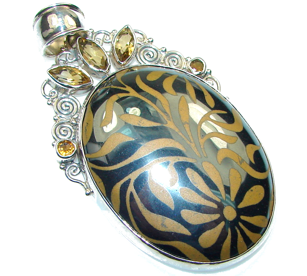 New Style! Hematite Sterling Silver Pendant