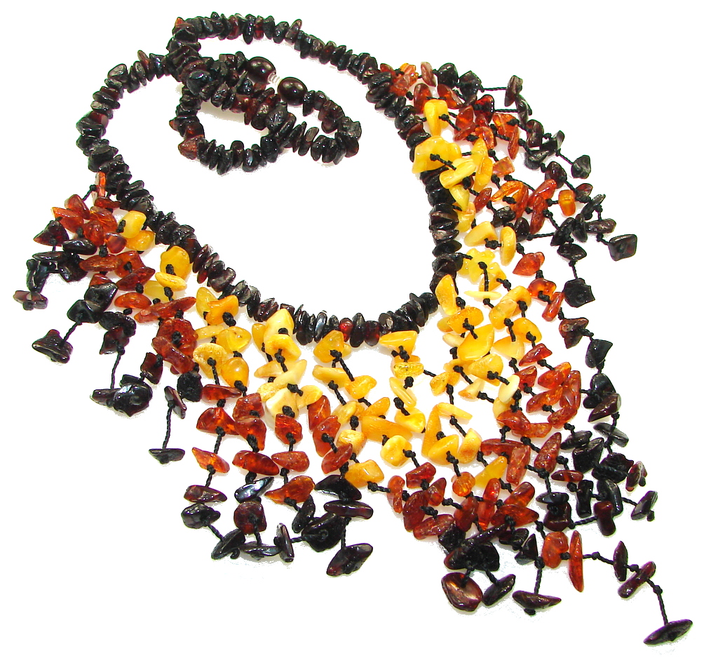 Amazing Design! Polish Amber necklace