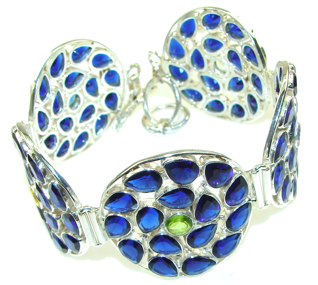 Royal London Blue Topaz Sterling Silver Bracelet