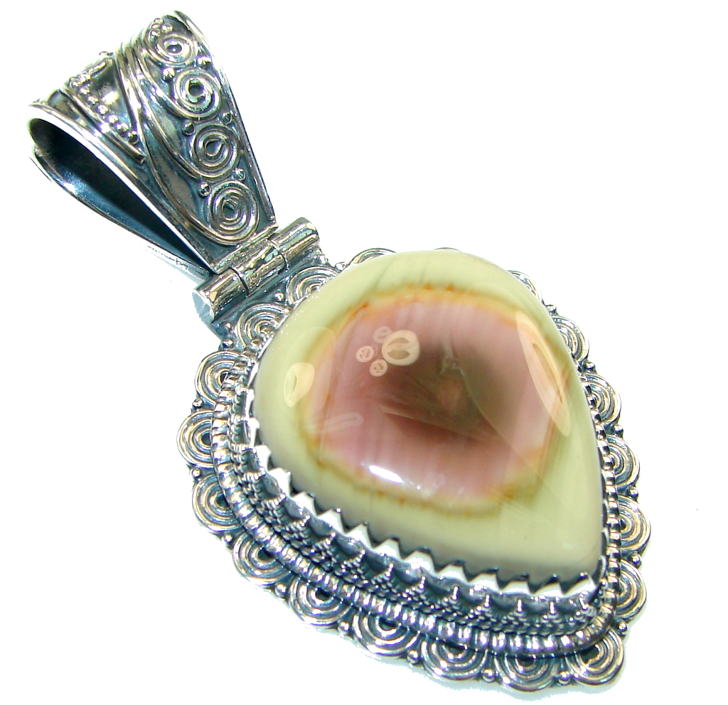 Awesome Style!! Imperial Jasper Sterling Silver Pendant