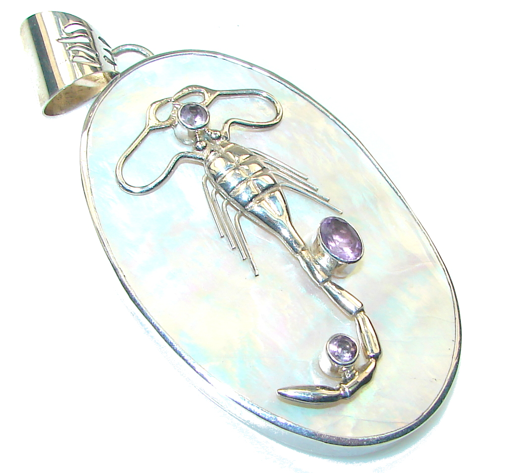 Big! New Style!! Blister Pearl Sterling Silver pendant