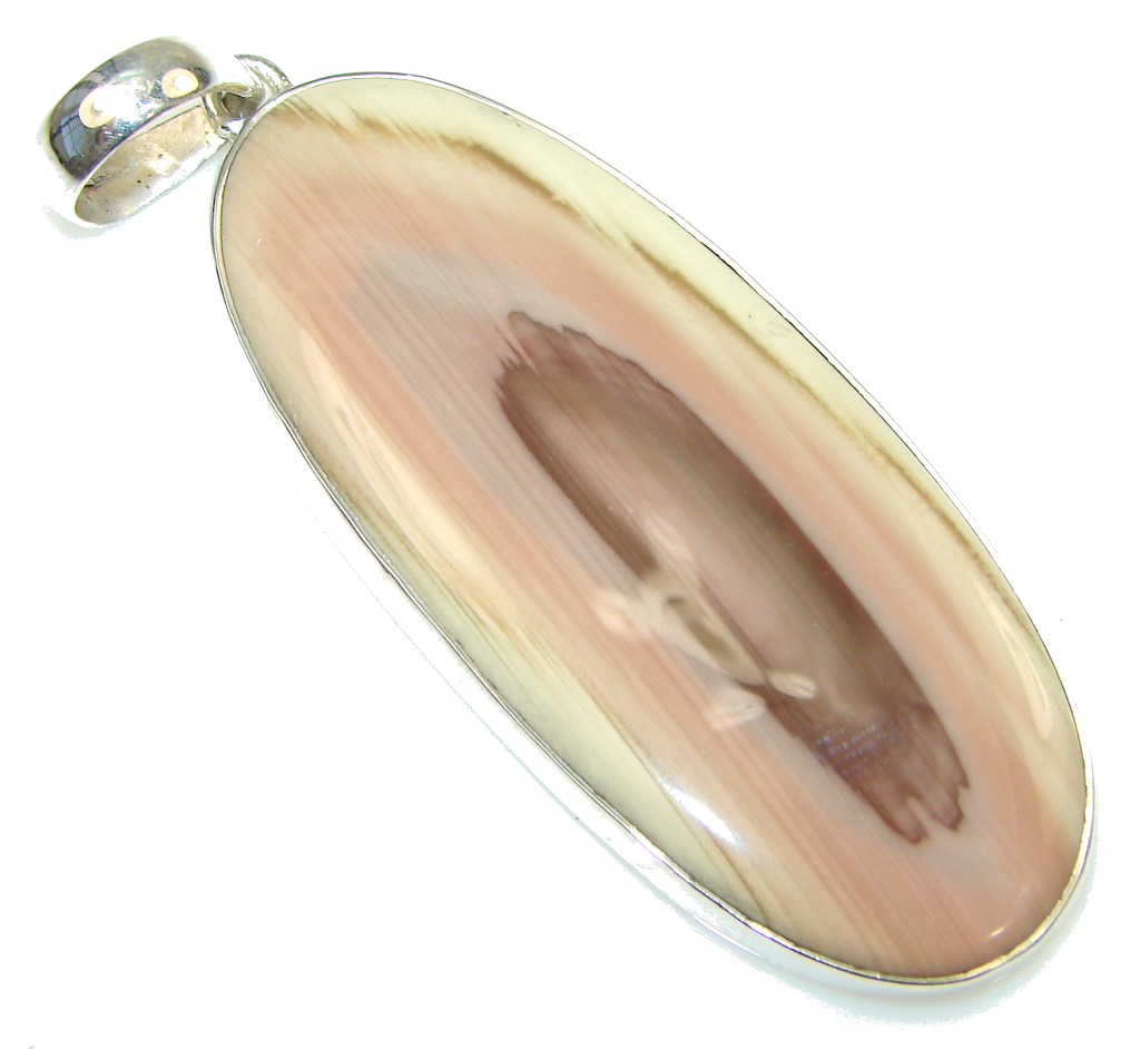 Amazing Imperial Jasper Sterling Silver Pendant
