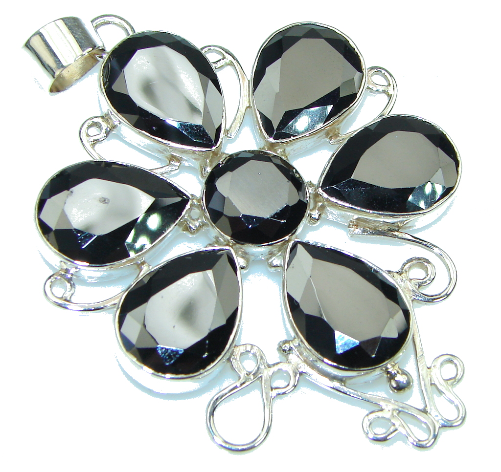 Special Secret! Silver Hematite Sterling Silver Pendant